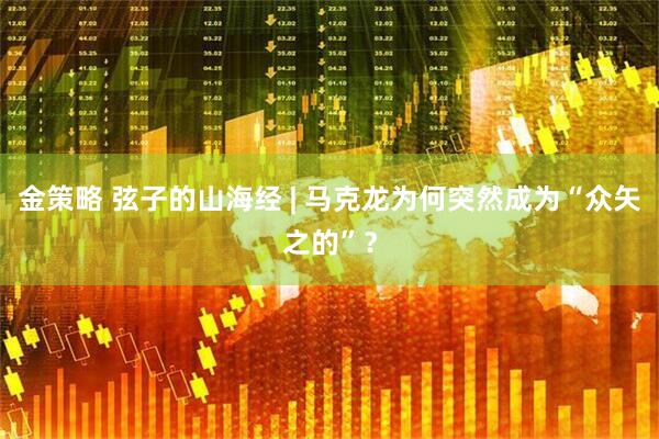 金策略 弦子的山海经 | 马克龙为何突然成为“众矢之的”？
